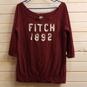 Abercrombie and Fitch off the sholder top